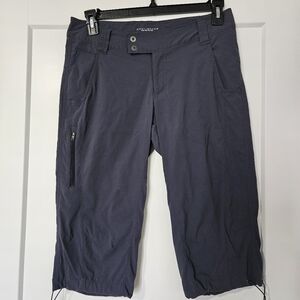 Columbia Omnishade sun protection cropped pants - blue, size 12